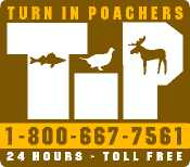 I designed this logo for the TURN IN POACHER hotline