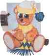 hockeybear marker/watercolour
